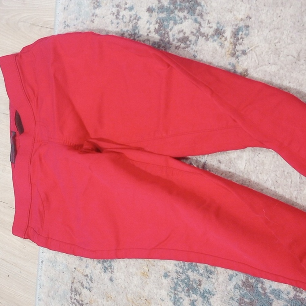 Red Jeans Skinny Size Three To Five No Boundaries